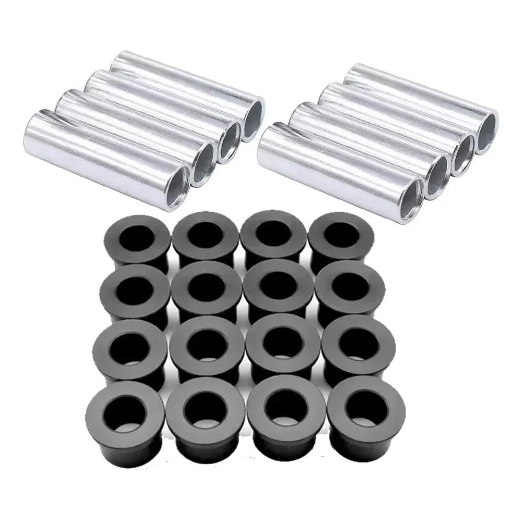 Kit de bujes de brazo delantero superior e inferior compatible con TRX450R TRX400EX 1999 a 2008