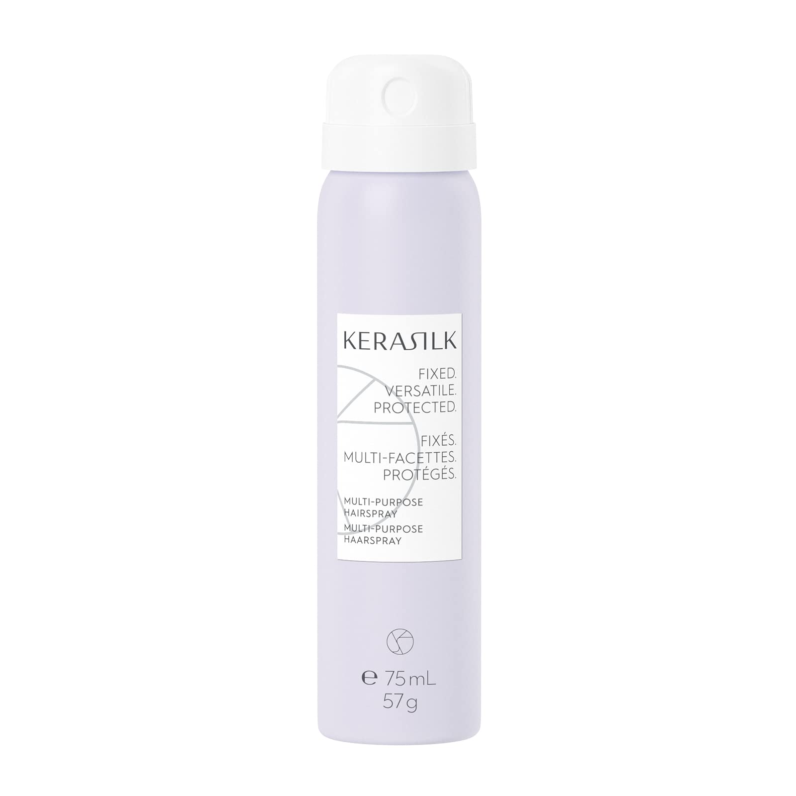 KERASILK Multi-Purpose Hairspray | Creates Long-Lasting Touchable Hold | Finishes & Locks in Hairstyles | Quick Drying | With Heat Protection & Humidity Protection