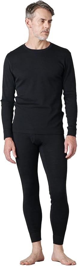 Ensemble laine mérinos homme