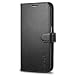 Spigen Wallet S Galaxy S6 Edge Case with Foldable Cover and Kickstand Feature for Galaxy S6 Edge 2015 - Black