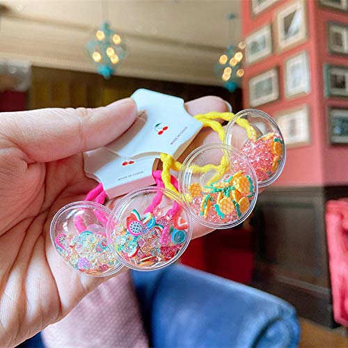 Accesorios para el pelo de niña elásticos pequeños de colores 6