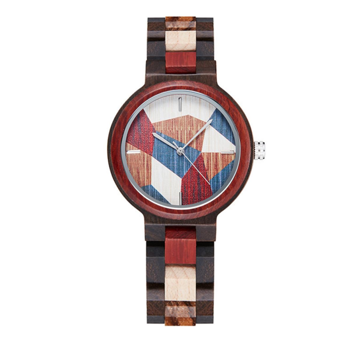 HOMSFOU Modische Quarzuhr mit Einzigartigem Armband Energiesparend und Präzise Zeitmessung Stilvoll für Arten von Kleidung und Anlässen Geeignet