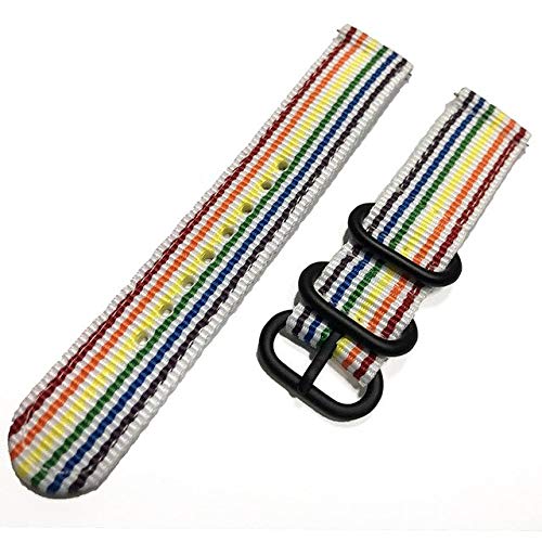 Sangle nylon 22 mm anti-irritation pour remplacer le bracelet silicone de votre Garmin Venu 2