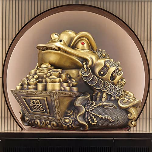 Crapaud Porte-Bonheur en Laiton de 15 cm pour Rompre la Monotonie d'une Décoration de Bureau - 2