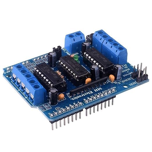 SP Electron L293D Motor Driver Shield For Microcontrollers-4 Channel Driver-Bipolar Pulse-Width-Method
