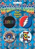 C&D Visionary Licenses Products Grateful Dead-Skeleton Assorted Artworks 1.5' Button Set, 4-Piece