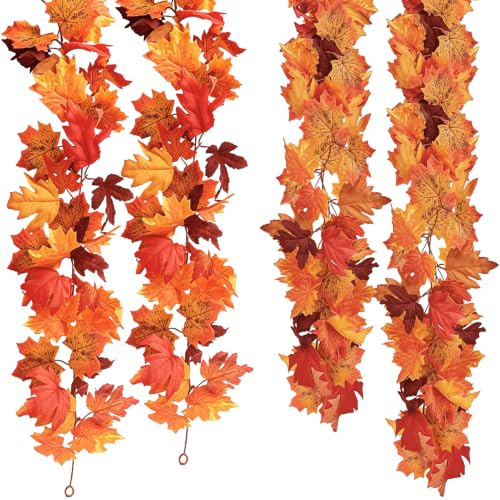 Garland for Christmas, Christmas Twist Garland,1 Strands Premium Quality Artificial Vine Soft Greenery Decoration (2 Piece) - image 1