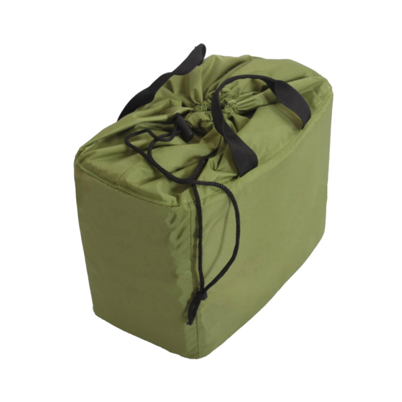 Bolsa Acolchada para Cámara Réflex, Inserto de Nailon Verde Cordón | Objetivos y Accesorios, Uso en Almacenamiento y Viaje, Formato Portátil Cierre de Cuerda