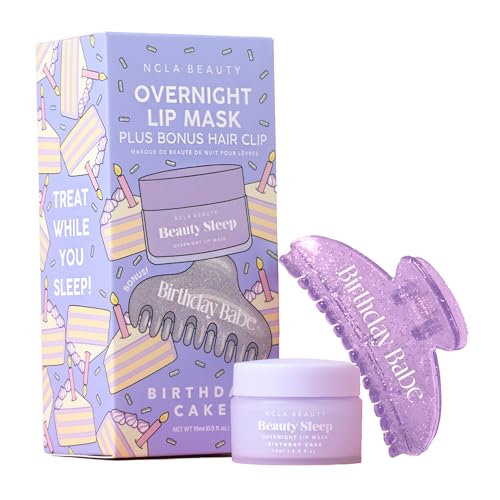 NCLA Beauty Sleep Lip Mask Plus Hair Claw Clip -