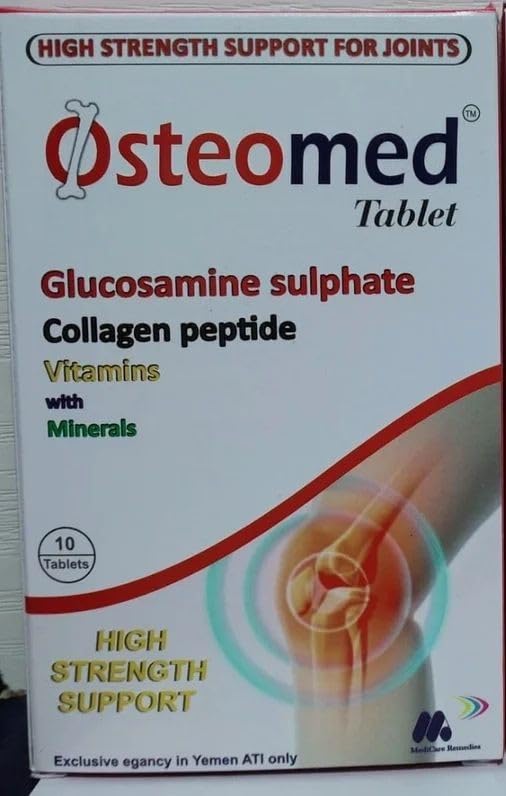 Osteomed Tablet | Bone & Joint Support Supplement with Vitamin C, Coenzyme Q10, Grape Seed Extract & Alpha Lipoic Acid | 10 Tablets-image-49