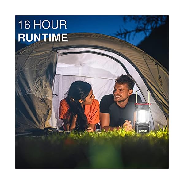 Eveready Camping-Laterne mit 360 LEDs, IPX4 wasserdicht, superhell, 100 Stunden Laufzeit, batteriebetrieben, für den… – Bild 7