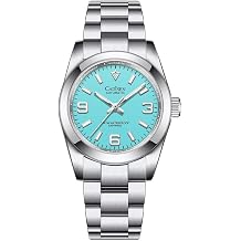 FINNIAN CADISEN Automatic Watch Men's Mechanical Automatic Watch 36 mm Waterproof Classic Minimalist Small Dial