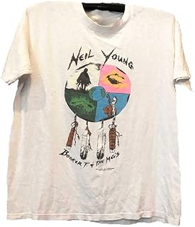 [DAGNI] ニールヤング Neil Young Crazy Horse ロック バンド Tシャツ メンズ レディース Tシャツ 夏服 丸首 綿 スポーツ トップス 半袖 通気性 ゆったり ファッション 大きいサイズ 人気服 男女兼用