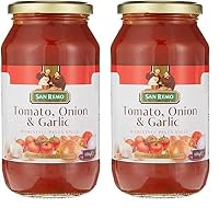 San Remo Tomato Onion and Garlic Pasta Sauce, 500 g (Pack of 2)