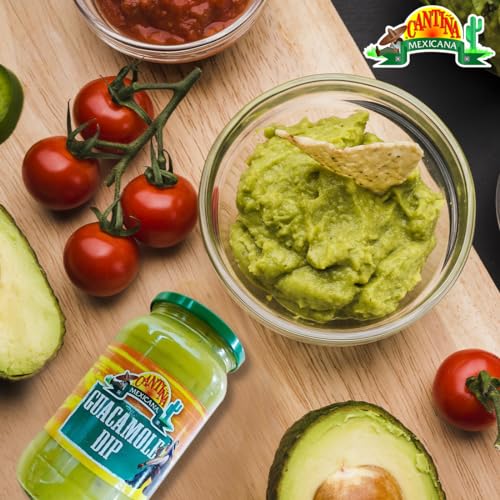 Image of Cantina Mexicana Guacamole Dip | Avocado | Mexican Cuisine | Seasoning & Spread | Contains Avocado Fruit , Green & Red Paprika, Onion, Tomato & Cheese Powder | Used for Tacos, Burritos & Nachos | Slightly Spicy | Vegetarian (1000g)