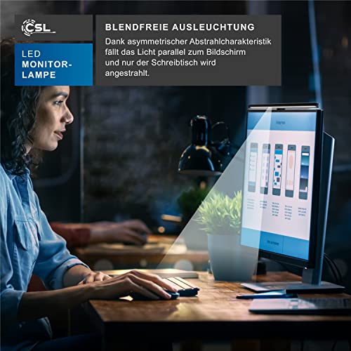 LED Schreibtischlampe CSL Computer Monitorlampe