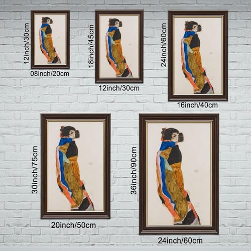 Impression sur toile Egon Schiele Moa - Décoration murale d'exception avec cadre - 2