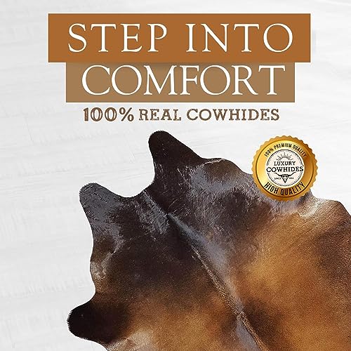 Tapete de Cuero Natural Sunshine Cowhides 6x7-8 ft miniatura 3