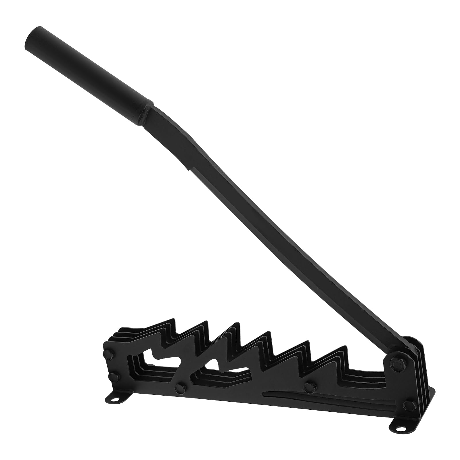 Uchwyt ścienny do łuparki do drewna, ręczny nóż do rozłupywania drewna z uchwytami 40 cm / 15 cm, ręczna łuparka 180°, do przygotowania suchego miękkiego drewna opałowego, w zestawie rękawice