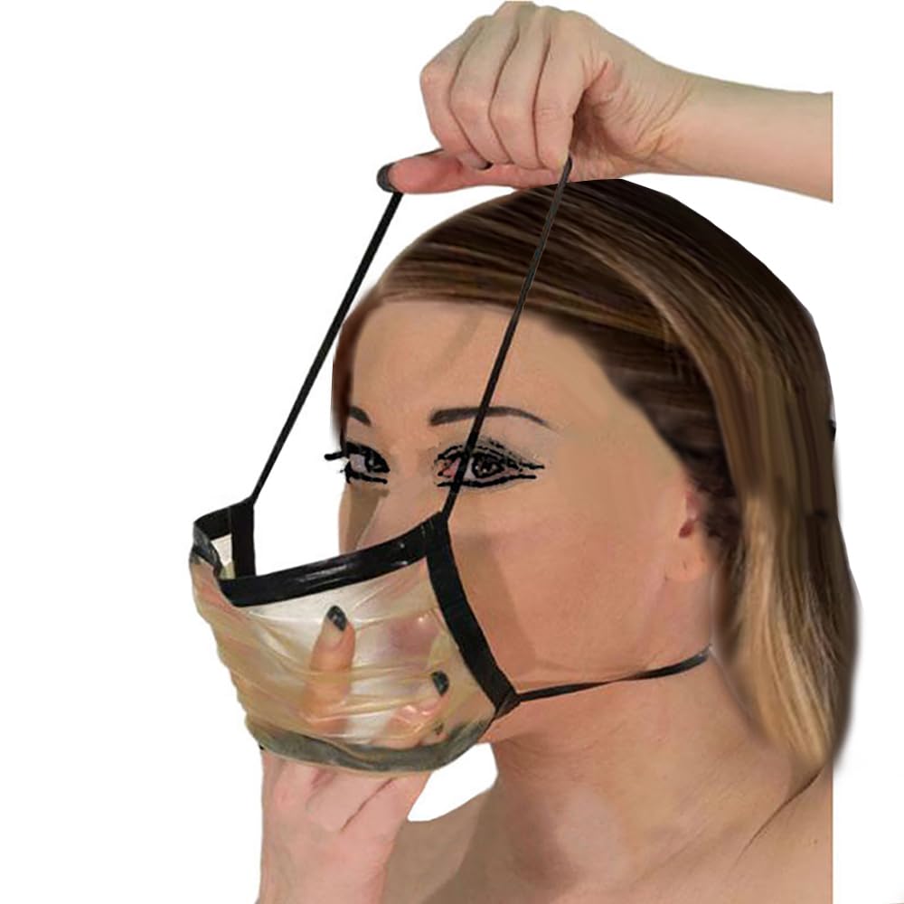 Masque en latex pour hommes Masque BDSM Caoutchouc Masque de bondage en latex pour sexe Fétiche SM Sextoy extrême pour couples