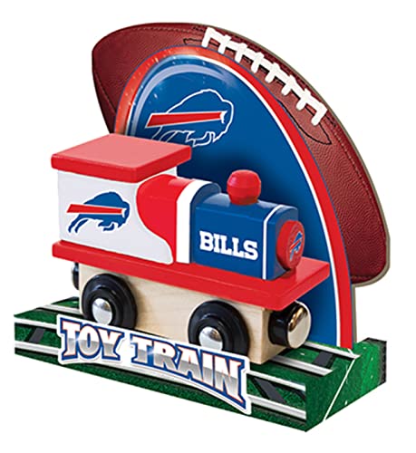 Image of MasterPieces NFL Buffalo Bills Real Wood Toy Train, For Ages 3+