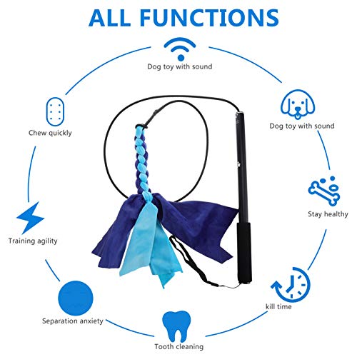 Brinquedo para cães Balacoo para uso ao ar livre com corda de lã para animais de estimação, brinqued