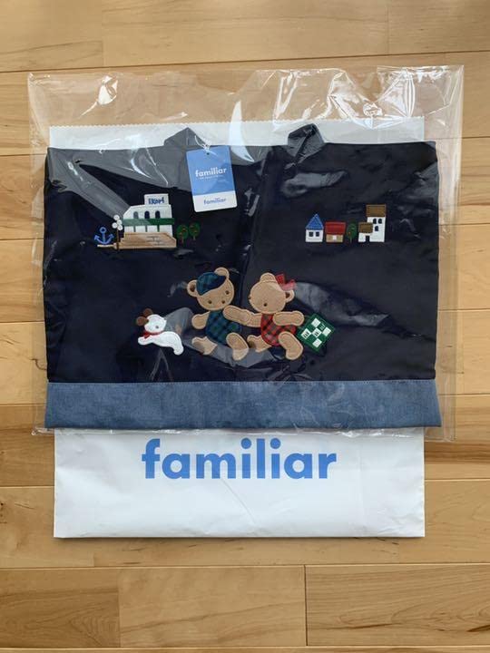Amazon.co.jp: familiar イカリスーパー レッスンバッグ デニム バッグ 