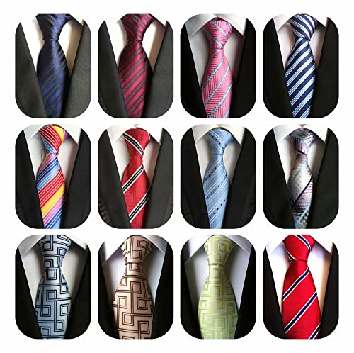 Image of WeiShang Neckties for Men, Classic Formal Tie