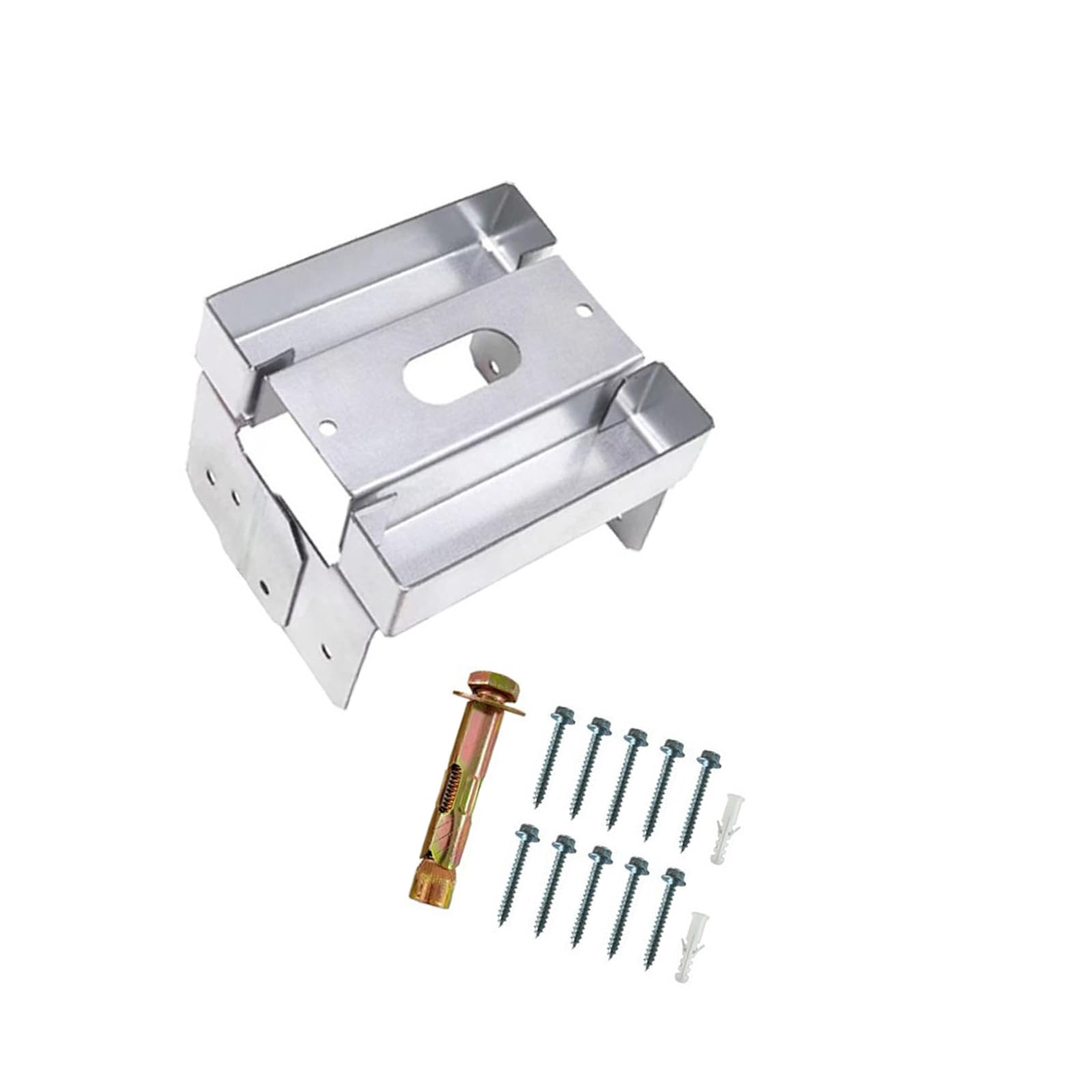 CUNZJIA 4 Inch Modifiable Deck Post with Cement Footing for Improved Stability in Outdoor Structures Like Arbors and Bar
