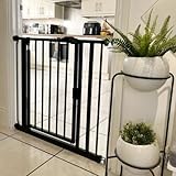 Bettacare Auto Close Pet Gate, 154.5cm - 161.2cm, Matt Black, Pressure Fit Stair Gate for Dog & Puppy, Safety Barrier for Doors Hallways and Spaces, Easy Installation - Image 9