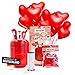 Produktbild Party Factory Helium Ballongas Set Herz Edition inklusive 15 Herzballons aus Latex, 30cm und Ballonschnur für Valentinstag
