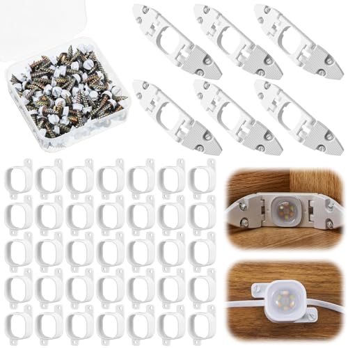 Clips d'éclairage Nuanchu pour Govee H706 et lumières d'extérieur Pro avec 150 vis