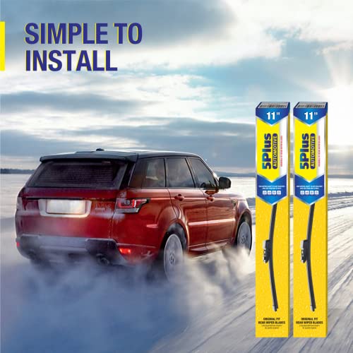 Image of 5 PLUS Rear Wiper Blade 11 Inch(A282H) Original Equipment Replacement For Volkswagen Golf 2010-2019 GTI 2021-2010 Atlas 2021-2018 And More