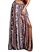 Womens Gypsy Boho Tribal Floral Casual Maxi Beach Skirt Dress