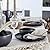 Casafina Stoneware Ceramic Dish Pacifica Collection 5-Piece Dinnerware Set (Service for 1), Seed Grey