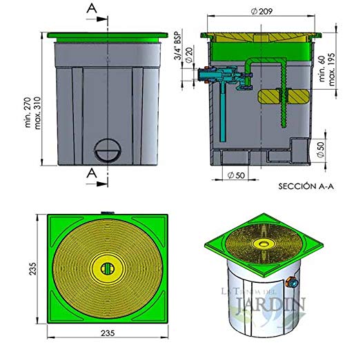 Suinga Automatischer Wasserstandregler für Pool, inklusive Ventil und Boje für präzise Kontrolle