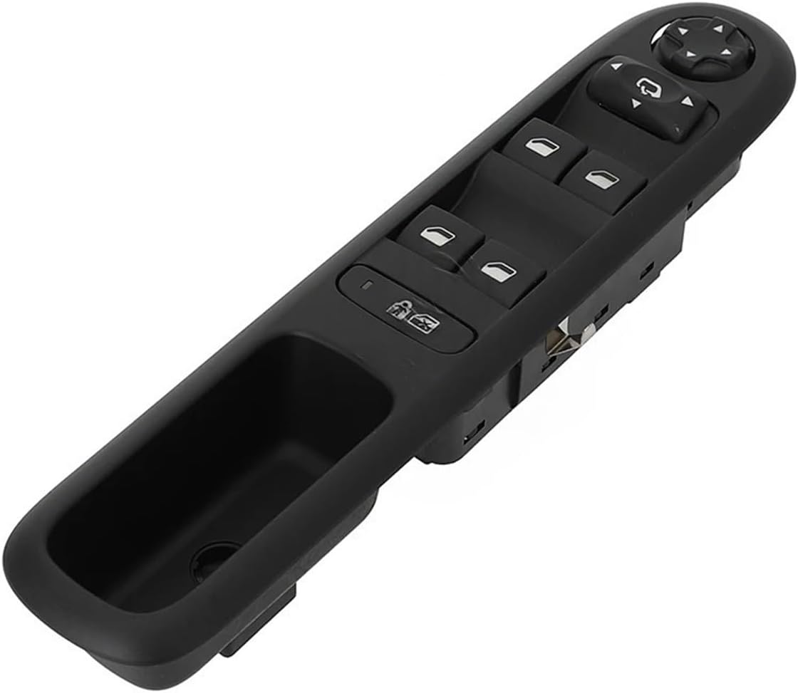 Master Power Window Switch Left Front Door Lifter Switch Compatible with Peugeot 3008 5008 Hatchback Wagon Electric Fold 96650621ZD