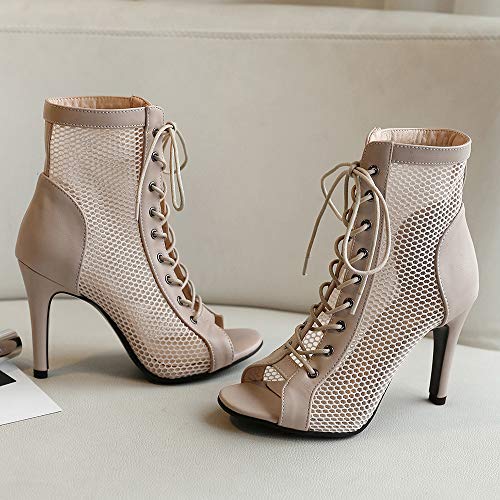 Image of Scaoruki Women Classic Gladiator Sandals Summer Booties Breathable Mesh Sandals