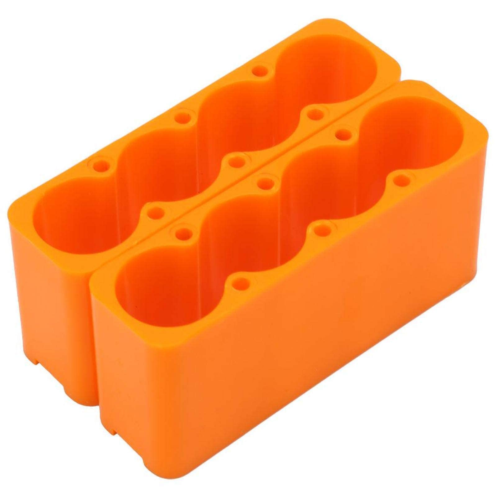 Battery Welding Clamp, 2PCS Battery Station Adjustable Battery Pack Holder Welding Fixing Accessory Spot Battery Holder Mounting Jig Accessory(4 Sections)