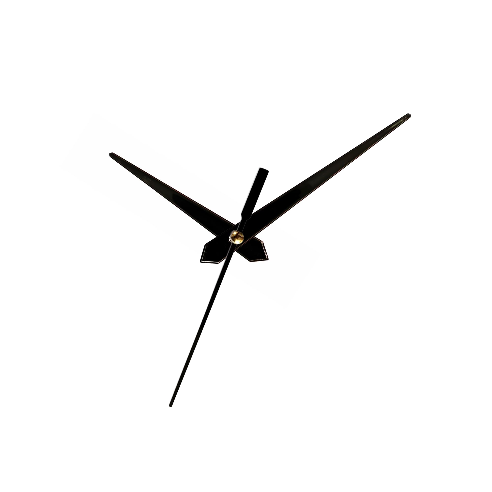 Epoxy Fusion 12 inch DIY Resin Clock Making kit, Round MDF Base (7mm Thickness) for DIY Clocks with Silent Wall Clock Mechanism (Black Plain Pati) 2