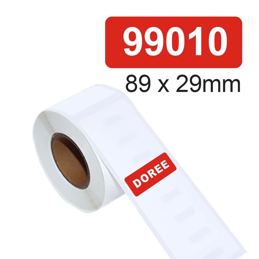 Etichette Dymo 99010 - 30 Rotoli Da 130 Pezzi (3900 Totali) | 89x28 Mm Per Spedizioni E Indirizzi