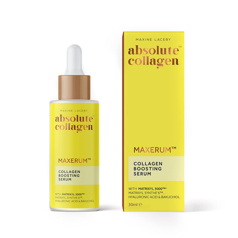 Absolute Collagen Boosting Serum With Bakuchiol & Hyaluronic Acid- The Ultimate Serum for Youthful, Radiant & Dewy Skin