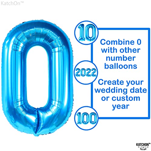 KatchOn Blue 0 Number Balloons 40 Inch by KatchOn - Used condition - Image 9