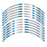 roues sur motos et voitures. Le kit de bandes réfléchissantes pour roues est un accessoire parfait et une mise à niveau pour votre véhicule afin d'améliorer son apparence générale