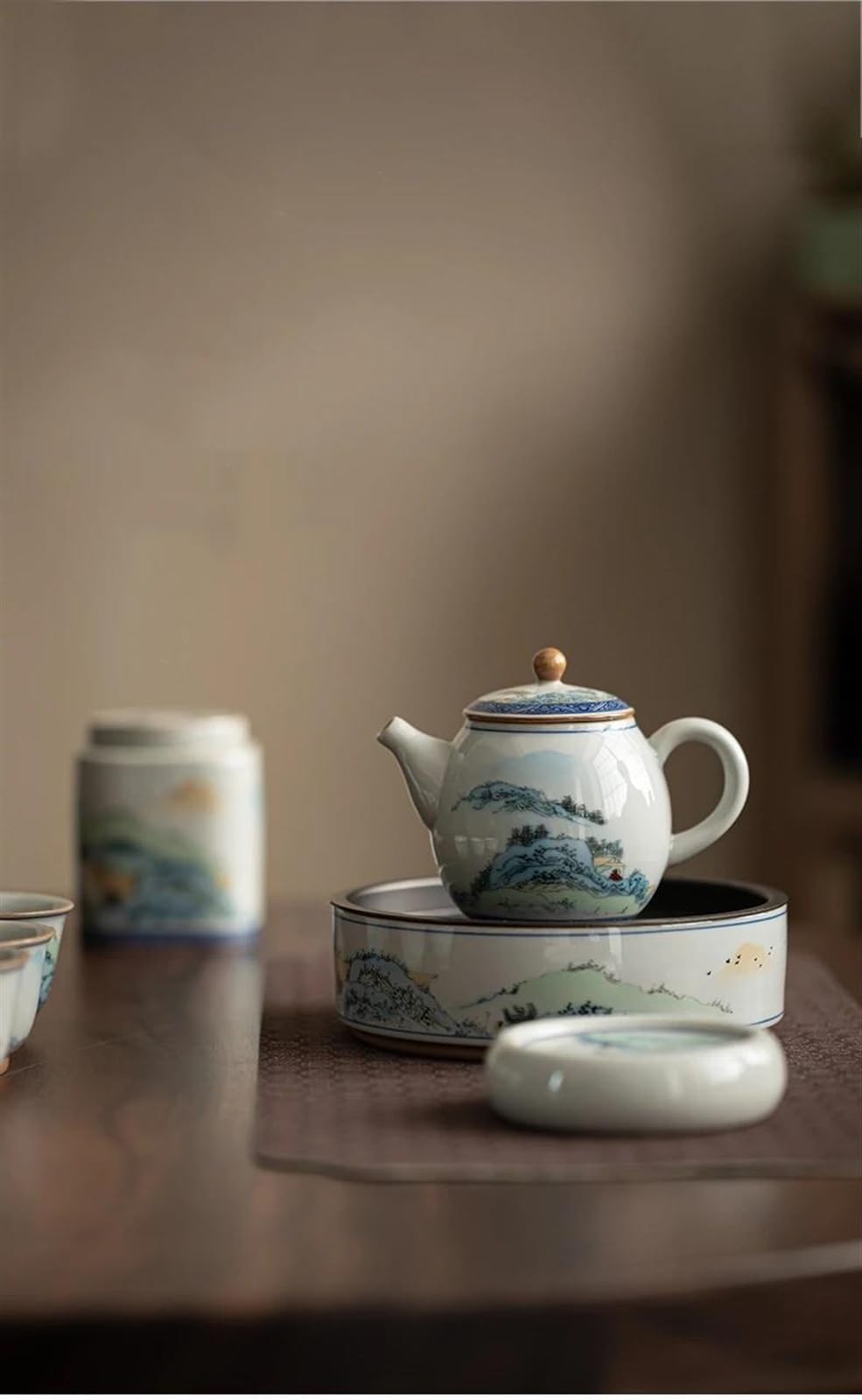Zestaw do herbaty popołudniowej, zestaw do herbaty Kung Fu, chiński zestaw do herbaty, zestaw do herbaty popołudniowej, chiński czajniczek, ceramiczny zestaw do ceremonii parzenia herbaty, antyczny