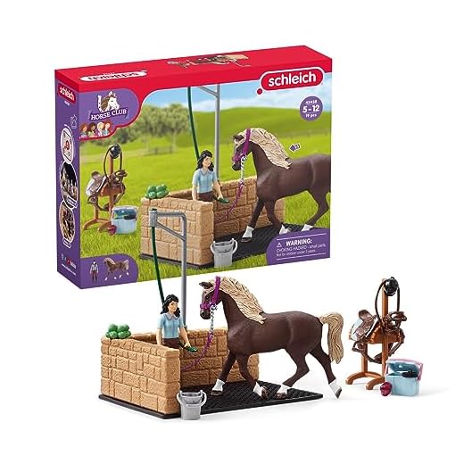 Schleich - Box de lavage pour chevaux Emily & Luna - 42438