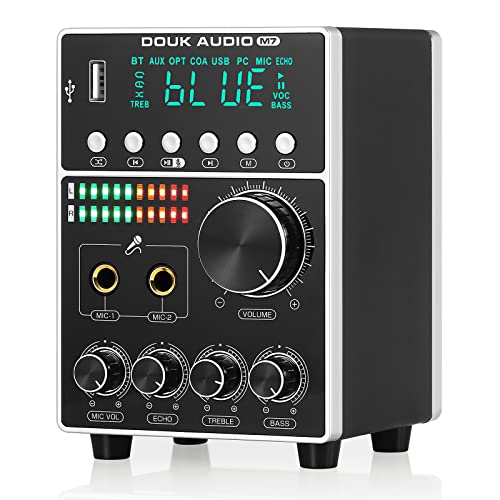 Amplificador Karaoke con Bluetooth y Micrófono, Versión DC