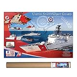 EuroGraphics US Coast Guard Poster, 36 x 24 inch