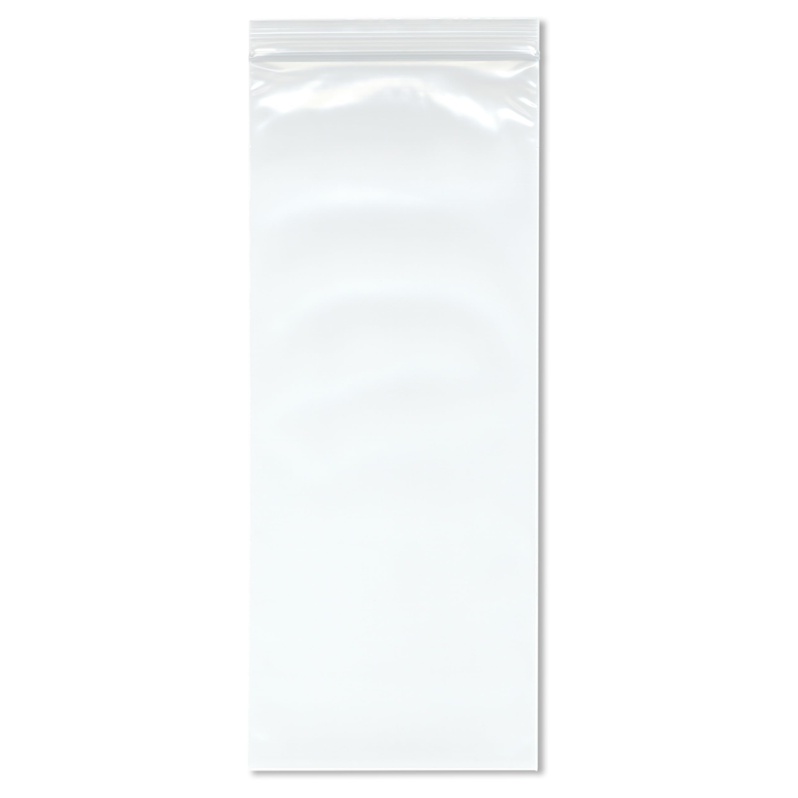 Plymor 5" x 12" (Pack of 200), 4 Mil Heavy Duty Zipper Reclosable Plastic Bags