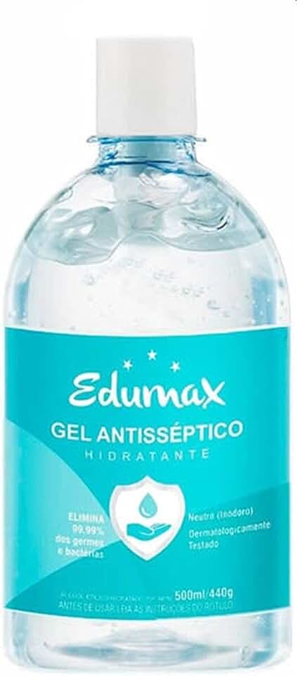 Álcool Em Gel, Edumax, 70°, 500 ml